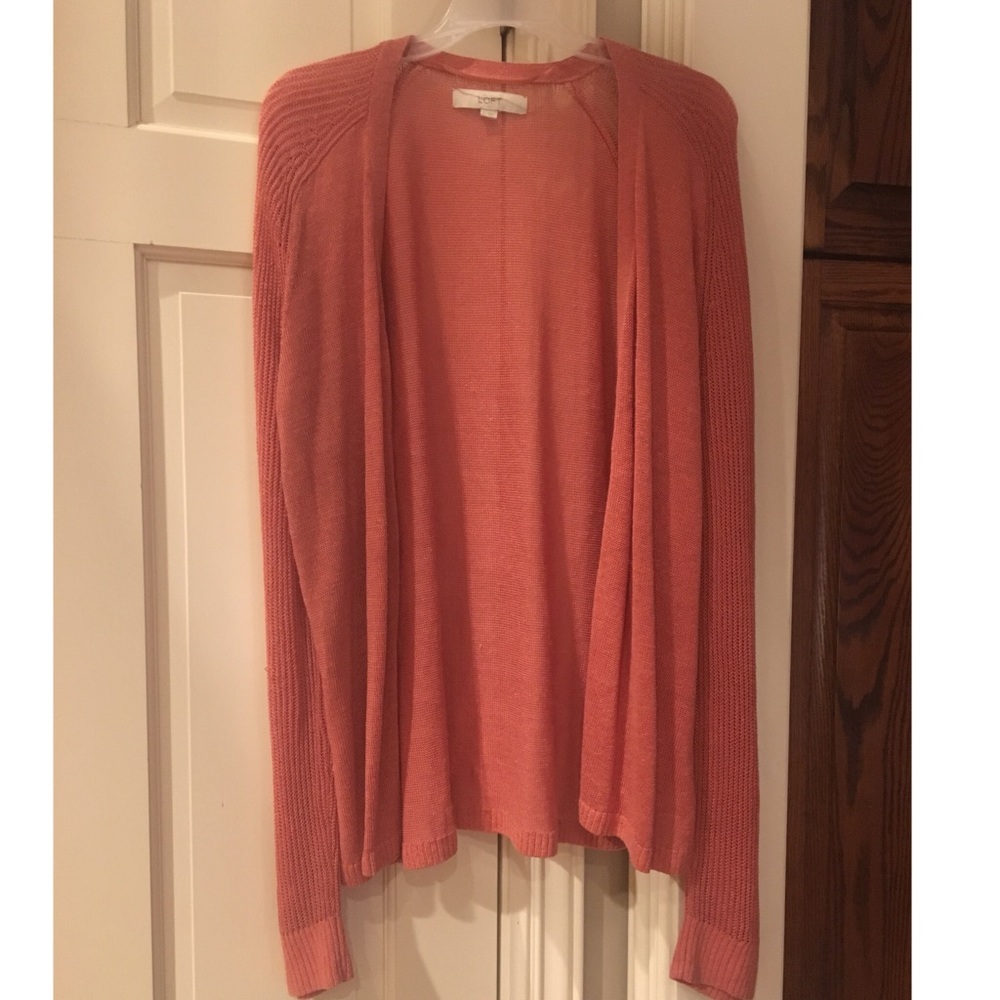 Loft Pinkish-peach Cardigan